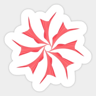 Red star Sticker